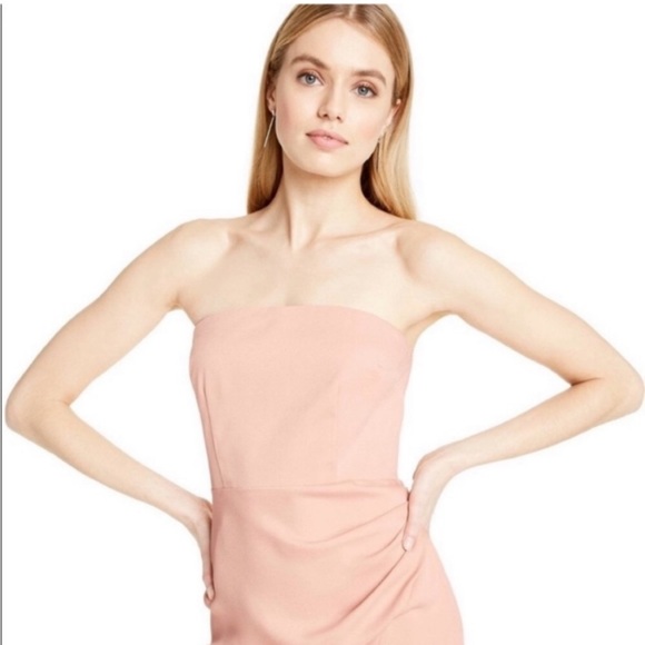 Women's Cushnie Blush Strapless Dress Size 8 - Picture 2 of 6